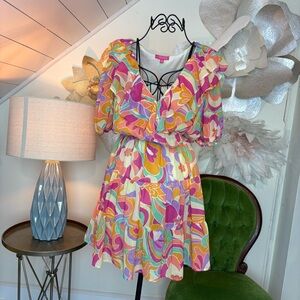 Flying Tomato Villa Ducal Dress Size S Ruffle